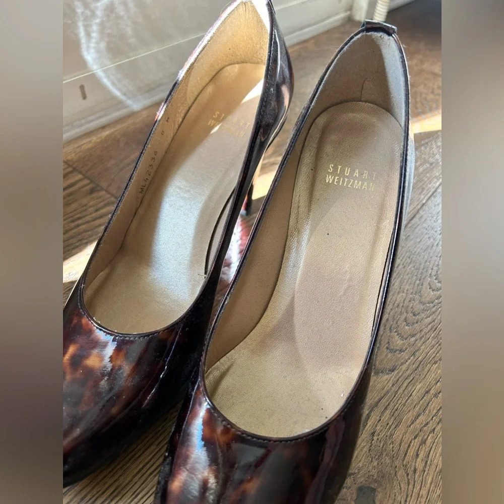 Stuart Weitzman tortoise  shell hells